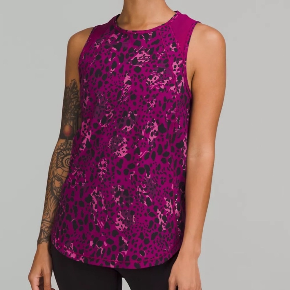 Lululemon | Sculpt Tank in Cheetah Camo
Magenta Purple Multi